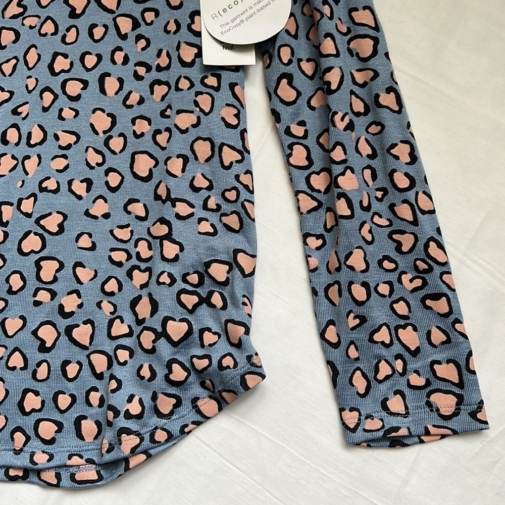 ⭐️nwt Ricki’s Eco-Friendly Printed Scoop Neck Hacci Tee⭐️ - Picture 8 of 11